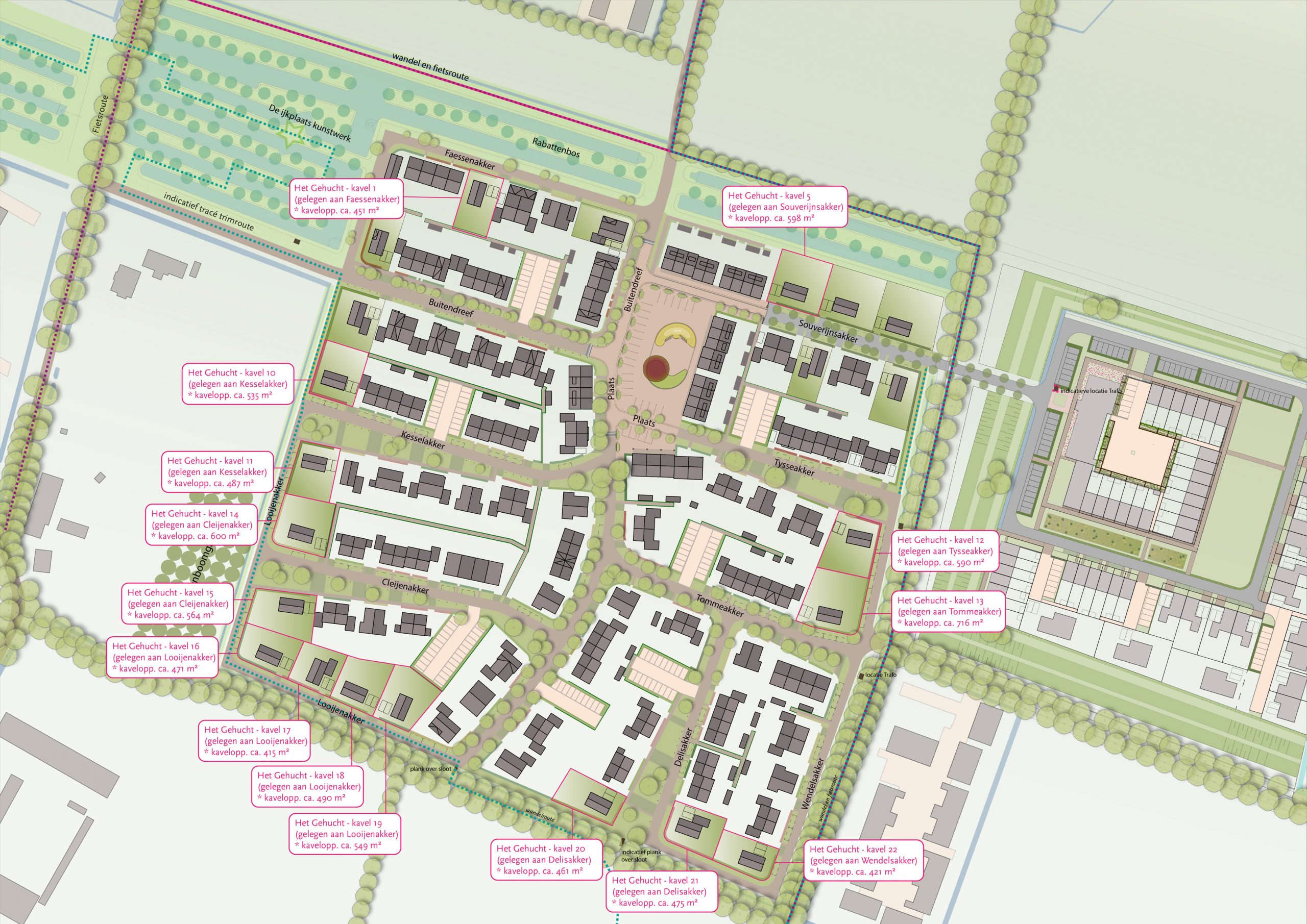 Nieuwe bouwkavels in Veghels Buiten – 2022